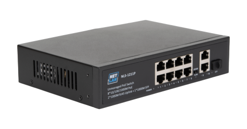 PoE коммутатор NETLAN NLS-1211P фото 2