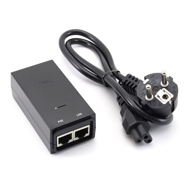 PoE адаптер Ubiquiti POE-48 24Вт 0.5A Gigabit