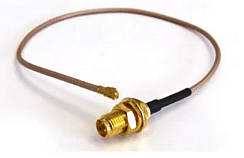 Переходник для антенны UFL to SMA female 20cm. 1.13 cable