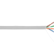 Кабель NETLAN U/UTP 4 пары, Кат.5e (Класс D), 100МГц, одножильный, BC (чистая медь), внутренний, PVC нг(B), серый, 305м фото 1