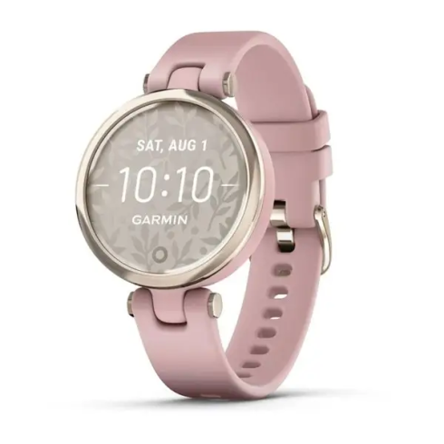 Смарт-часы Garmin Lily Sport, стекло/полимер, золото/розовый силикон фото 1