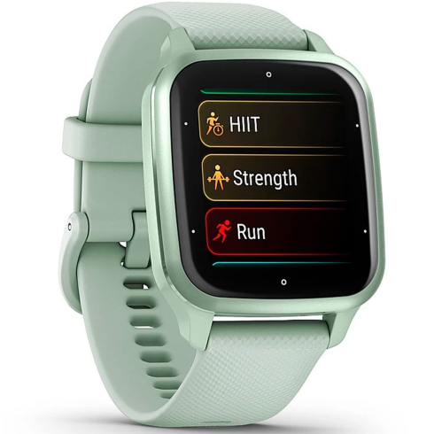 Смарт-часы Garmin Venu Sq 2 40 мм AMOLED мятный/силикон фото 3