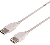 Кабель Rexant USB 1.8м серый