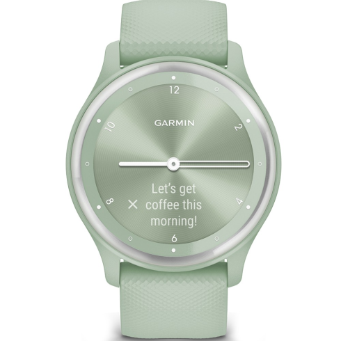 Смарт-часы Garmin Vivomove Sport, стекло/полимер, мятные/силикон фото 4