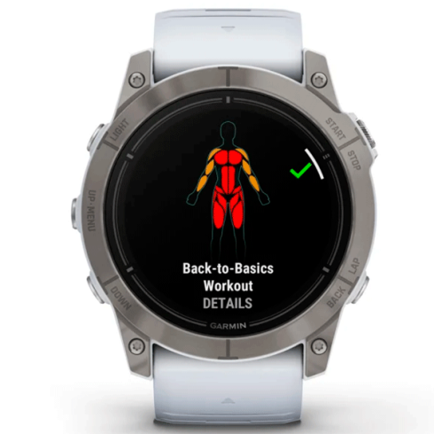 Смарт-часы Garmin Epix Gen 2 Pro 51 мм AMOLED сапфир/белый, силикон фото 7