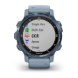 Смарт-часы Garmin Descent Mk2S 42 мм AMOLED сапфир/синий минерал, силикон фото 4