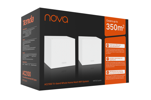 Wi-Fi Mesh система Tenda NOVA MW12 (2-pack) фото 5