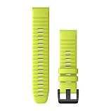 Ремешок Garmin QuickFit 22 для GPS часов Fenix 6/MARQ силикон желтый