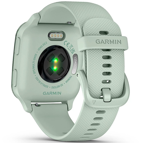 Смарт-часы Garmin Venu Sq 2 40 мм AMOLED мятный/силикон фото 7