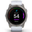 Смарт-часы Garmin Epix Gen 2 Pro 51 мм AMOLED сапфир/белый, силикон фото 9
