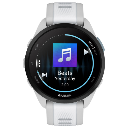 Смарт-часы Garmin Forerunner 165 Music AMOLED белые/силикон фото 3