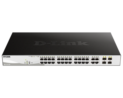PoE коммутатор D-Link DGS-1210-28P/FL1A фото 1