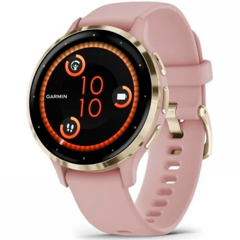 Смарт-часы Garmin Venu 3S 41 мм AMOLED пыльная роза/силикон фото 1
