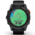 Смарт-часы Garmin Fenix 7 Pro 47 мм Solar стекло/темный, силикон фото 6