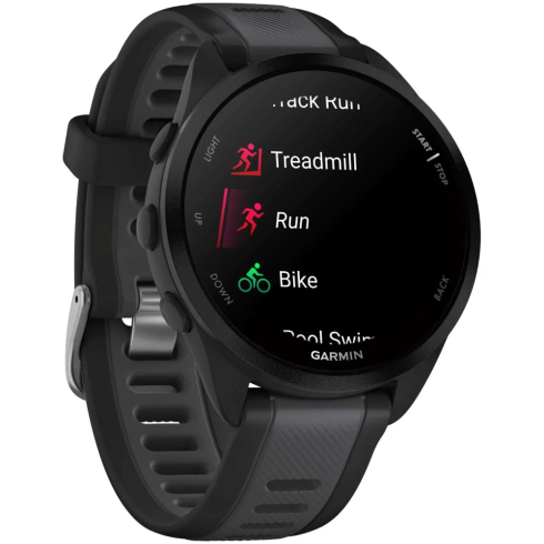 Смарт-часы Garmin Forerunner 165 AMOLED черные/силикон фото 9