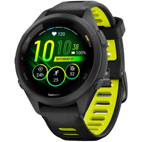 Смарт-часы Garmin Forerunner 265S черные/силикон фото 1