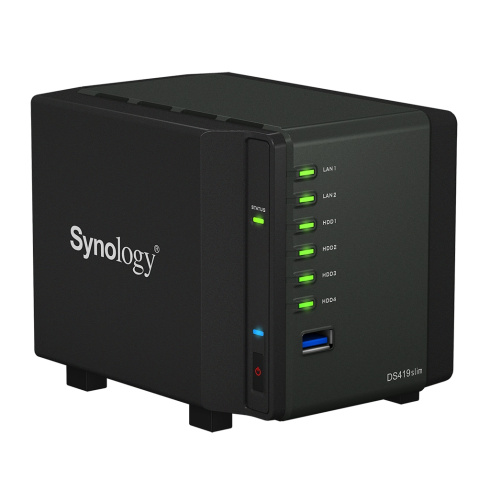 Сетевое хранилище Synology DiskStation DS419slim фото 6