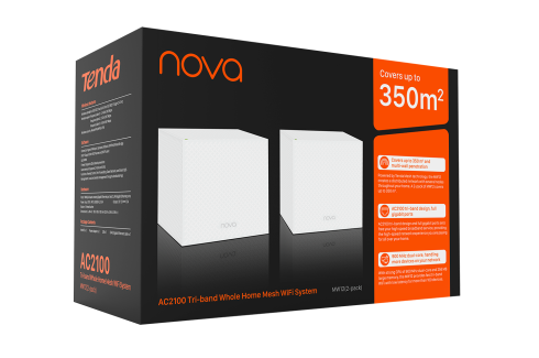 Wi-Fi Mesh система Tenda Nova MW12 (2-pack) БУ фото 5