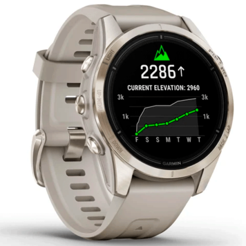 Смарт-часы Garmin Epix Gen 2 Pro 42 мм AMOLED сапфир/песочный, силикон фото 2