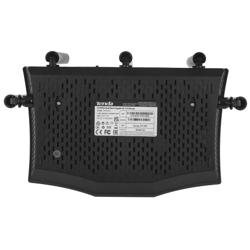 Wi-Fi роутер Tenda TX12Pro AX3000 Dual-band Wi-Fi 6 Gigabit Черный фото 7