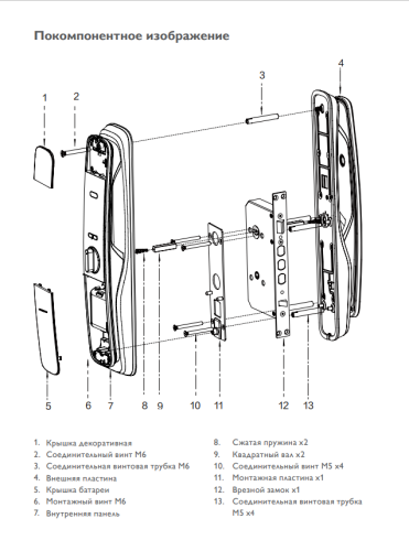 Смарт замок Philips 702 - face ID фото 6