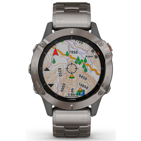 Смарт-часы Garmin Fenix 6 Sapphire титан фото 6