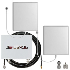 Комплект усиления сотовой связи ДалСВЯЗЬ DS-1800/2100-17C3