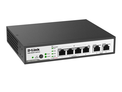 Коммутатор D-Link DES-1100-06MP/A1A фото 3