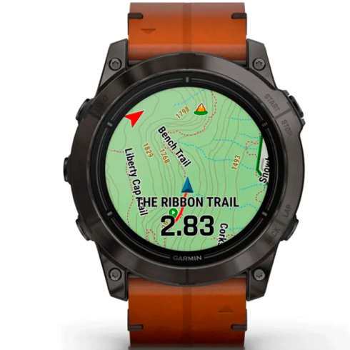 Смарт-часы Garmin Epix Gen 2 Pro 51 мм AMOLED сапфир/темный, кожа фото 5