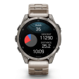 Смарт-часы Garmin Fenix 8 47 мм AMOLED сапфир/золотой, титан фото 6