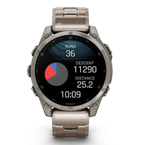 Смарт-часы Garmin Fenix 8 47 мм AMOLED сапфир/золотой, титан фото 6