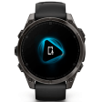 Смарт-часы Garmin Fenix 8 47 мм AMOLED сапфир/черный, силикон фото 6