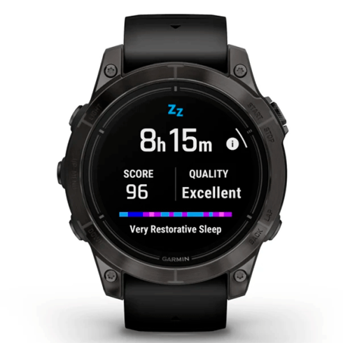 Смарт-часы Garmin Epix Gen 2 Pro 47 мм AMOLED сапфир/темный, силикон фото 4