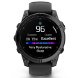 Смарт-часы Garmin Fenix E 47 мм AMOLED темная сталь, темный силикон фото 10