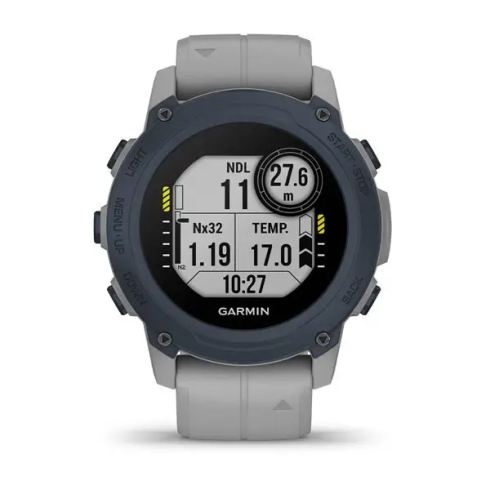 Смарт-часы Garmin Descent G1 45 мм AMOLED сапфир/Powder Gray, силикон фото 4