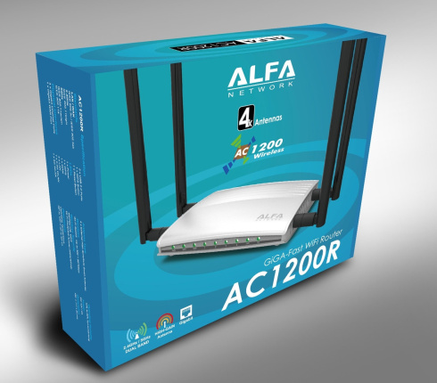 Wi-Fi роутер Alfa AC1200R фото 2