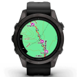 Смарт-часы Garmin Epix Gen 2 Pro 42 мм AMOLED сапфир/темный, силикон фото 3