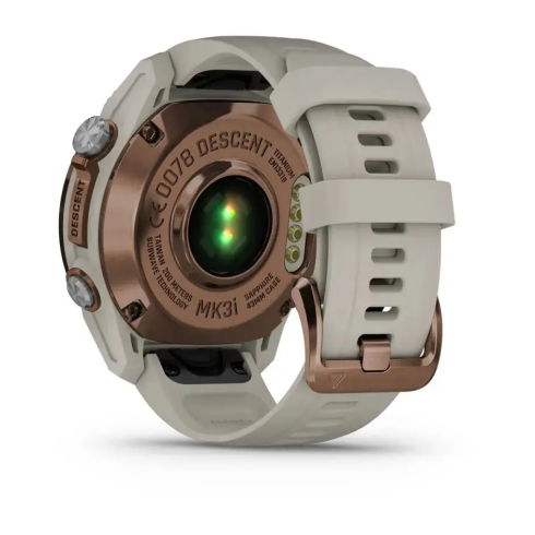 Смарт-часы Garmin Descent Mk3i 43 мм AMOLED сапфир/бронзовый титан, серый силикон фото 5