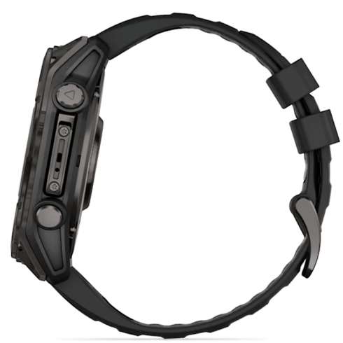 Смарт-часы Garmin Fenix 8 51 мм AMOLED сапфир/темно-серый, силикон фото 6