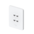 Вертикальная панель Ubiquiti Universal Paintable Keystone Wall Plate, 4-Pack (4-Port) фото 6