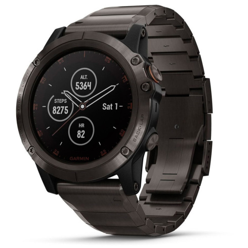 Смарт-часы Garmin Fenix 5X Plus Sapphire титан фото 3