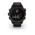 Смарт-часы Garmin Descent Mk3i 43 мм AMOLED сапфир/карбоново-серый DLC титан, черный силикон фото 7