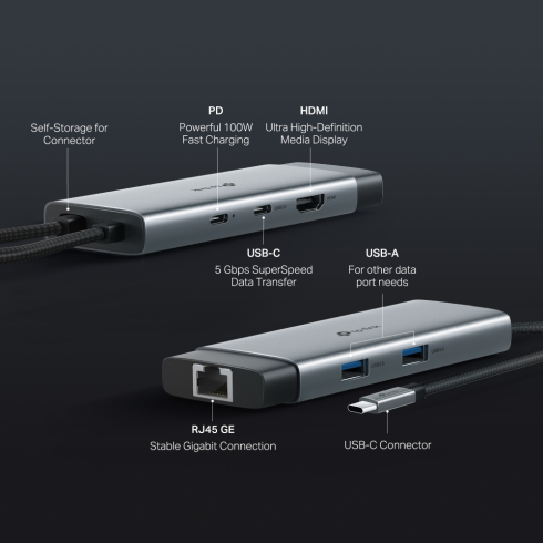 Концентратор USB TP-Link UH6120C фото 5