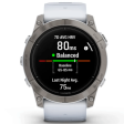 Смарт-часы Garmin Epix Gen 2 Pro 51 мм AMOLED сапфир/белый, силикон фото 3