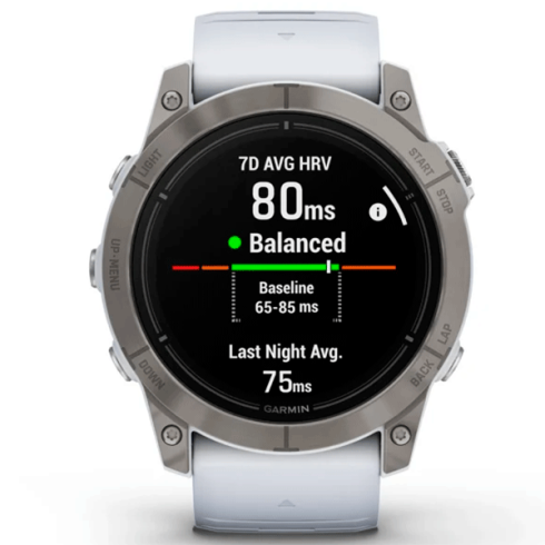 Смарт-часы Garmin Epix Gen 2 Pro 51 мм AMOLED сапфир/белый, силикон фото 3