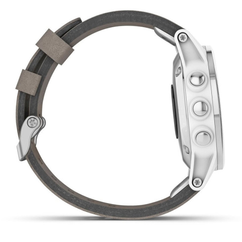Смарт-часы Garmin Fenix 5S Plus Sapphire белый/серый фото 6