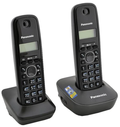 Беспроводной телефон DECT Panasonic (Black) 2 шт. фото 4