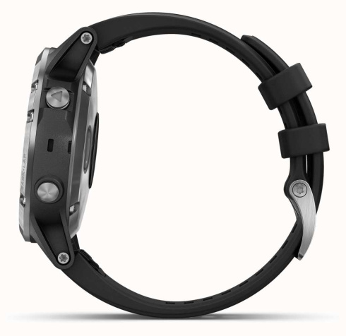 Смарт-часы Garmin Fenix 5 Plus черный/серебряный фото 4
