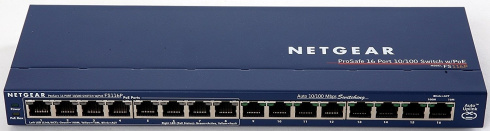 Коммутатор Netgear ProSafe Fast Ethernet FS116P фото 3