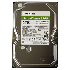 Жесткий диск HDD Video Surveillance Toshiba S300 (3,5'' 2TB 540RPM 128MB SATA 6Gb/s)